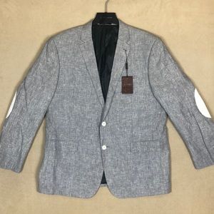 Vitarelli Italy 100%‎ Linen Button Long Sleeve Blazer Men’s size 48R